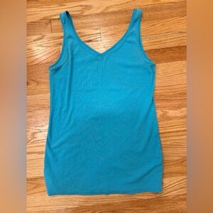 Under Armour Teal Ribbed Tank Top